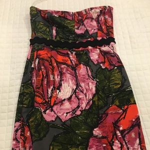 Trina Turk strapless cocktail dress